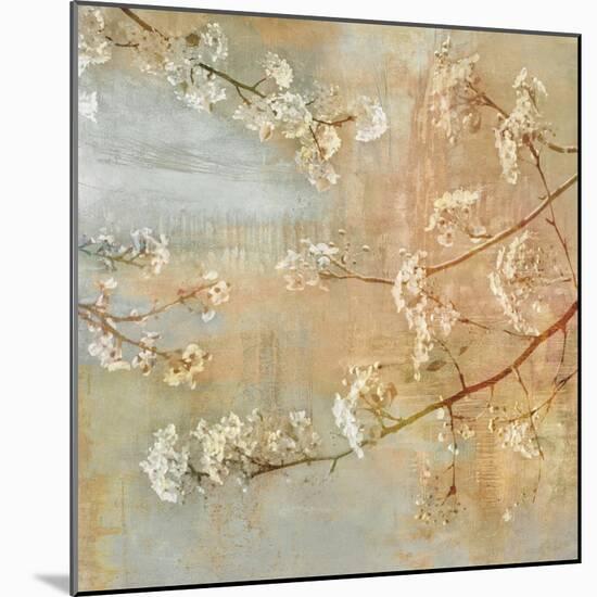 Blossoms OnThe Pond II-John Seba-Mounted Art Print