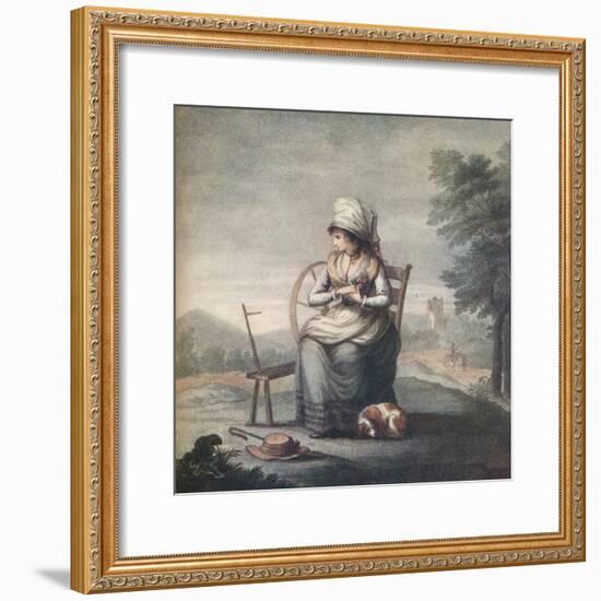 'Blouzelind', 18th century, (1912)-Unknown-Framed Giclee Print