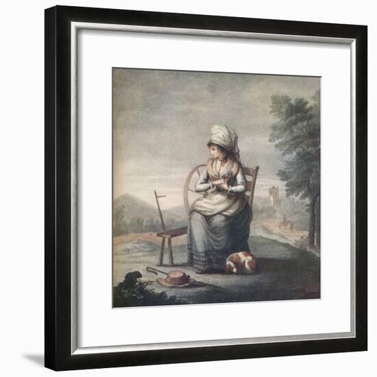 'Blouzelind', 18th century, (1912)-Unknown-Framed Giclee Print