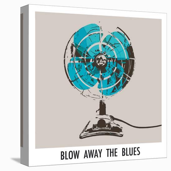 Blow Away the Blues-Ben James-Framed Stretched Canvas