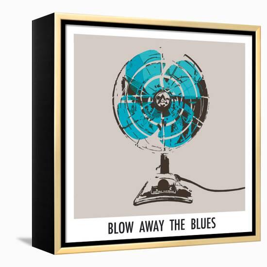 Blow Away the Blues-Ben James-Framed Stretched Canvas