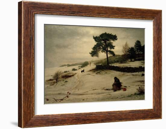 Blow, Blow, Thou Winter Wind, 1892-John Everett Millais-Framed Giclee Print