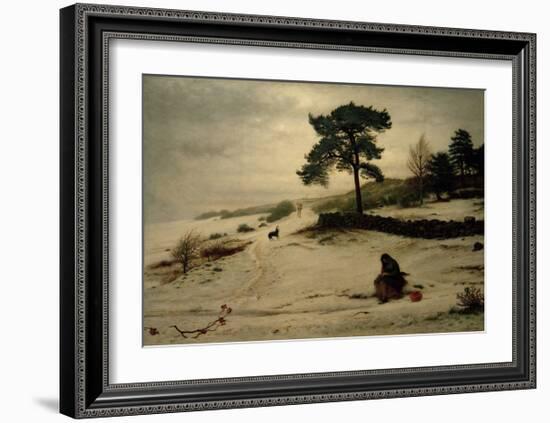 Blow, Blow, Thou Winter Wind, 1892-John Everett Millais-Framed Giclee Print