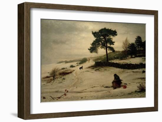 Blow, Blow, Thou Winter Wind, 1892-John Everett Millais-Framed Giclee Print