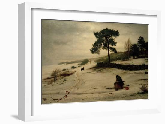 Blow, Blow, Thou Winter Wind, 1892-John Everett Millais-Framed Giclee Print