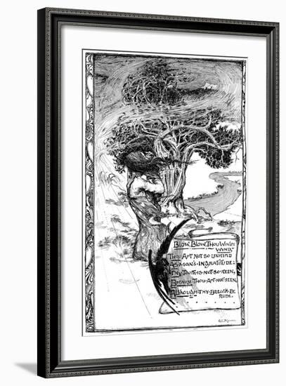 Blow, Blow, Thou Winter Wind, 1895-Giraldo Eduardo Lobo de Moura-Framed Giclee Print