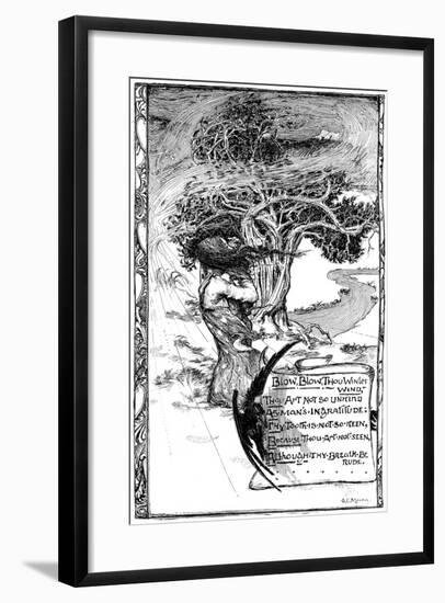 Blow, Blow, Thou Winter Wind, 1895-Giraldo Eduardo Lobo de Moura-Framed Giclee Print