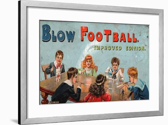 'Blow Football' Table Football Game-null-Framed Giclee Print