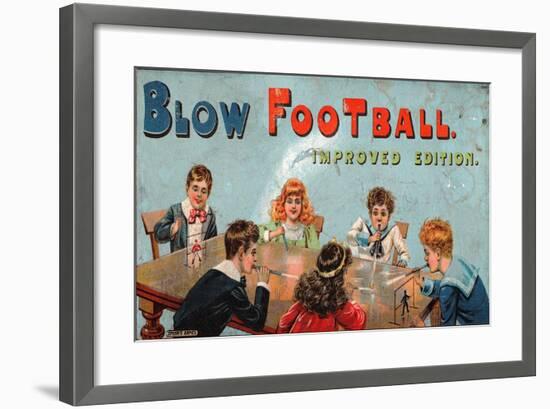 'Blow Football' Table Football Game-null-Framed Giclee Print