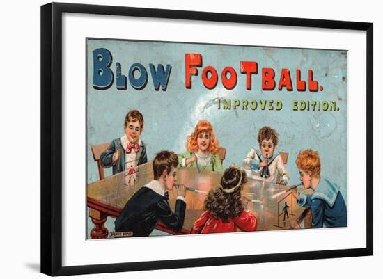 'Blow Football' Table Football Game-null-Framed Giclee Print