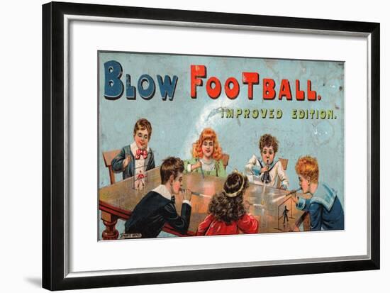 'Blow Football' Table Football Game-null-Framed Giclee Print