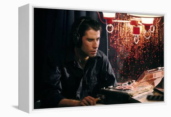 Blow Out by Brian by Palma with John Travolta, 1981 (photo)-null-Framed Stretched Canvas