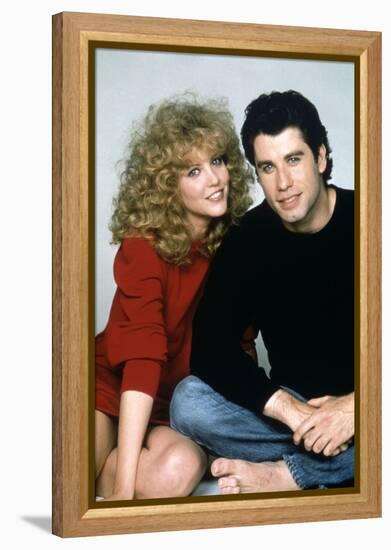 Blow Out by Brian by Palma with Nancy Allen and John Travolta, 1981 (photo)-null-Framed Stretched Canvas