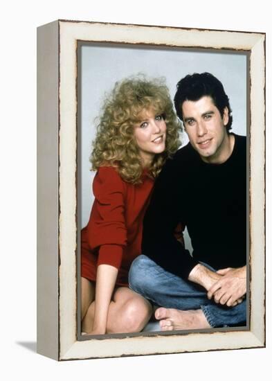 Blow Out by Brian by Palma with Nancy Allen and John Travolta, 1981 (photo)-null-Framed Stretched Canvas