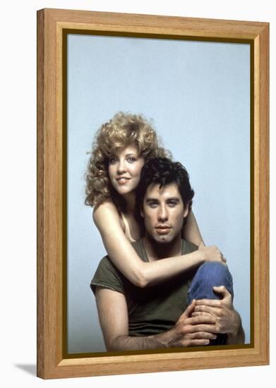 Blow Out by Brian by Palma with Nancy Allen and John Travolta, 1981 (photo)-null-Framed Stretched Canvas