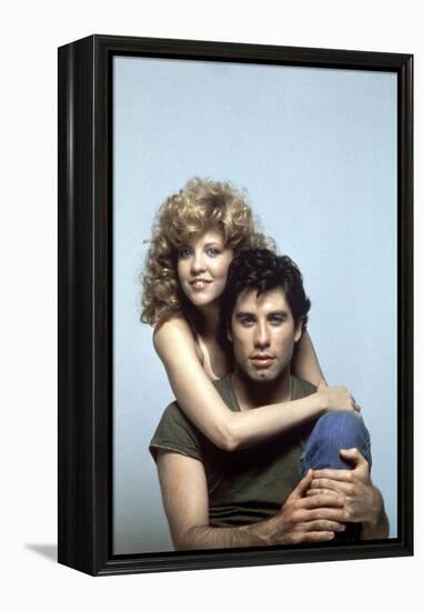 Blow Out by Brian by Palma with Nancy Allen and John Travolta, 1981 (photo)-null-Framed Stretched Canvas