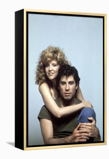 Blow Out by Brian by Palma with Nancy Allen and John Travolta, 1981 (photo)-null-Framed Stretched Canvas