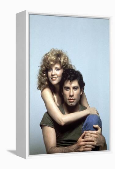 Blow Out by Brian by Palma with Nancy Allen and John Travolta, 1981 (photo)-null-Framed Stretched Canvas