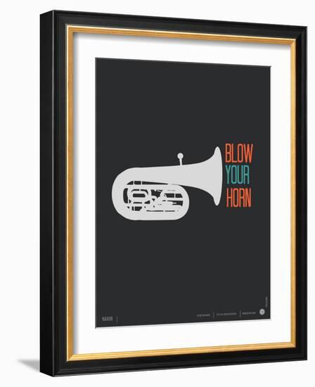 Blow Your Horn Poster-NaxArt-Framed Premium Giclee Print