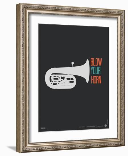 Blow Your Horn Poster-NaxArt-Framed Art Print