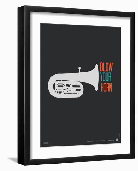 Blow Your Horn Poster-NaxArt-Framed Art Print