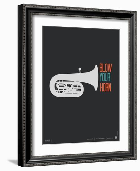 Blow Your Horn Poster-NaxArt-Framed Art Print