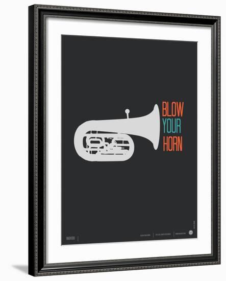 Blow Your Horn Poster-NaxArt-Framed Art Print