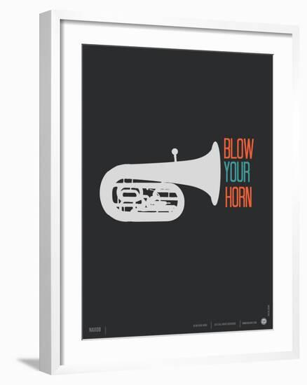 Blow Your Horn Poster-NaxArt-Framed Art Print