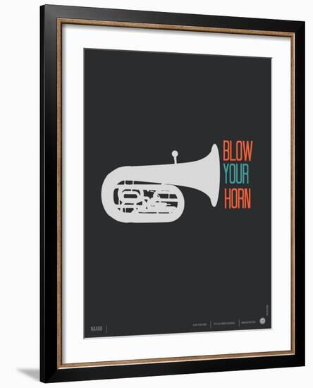 Blow Your Horn Poster-NaxArt-Framed Art Print