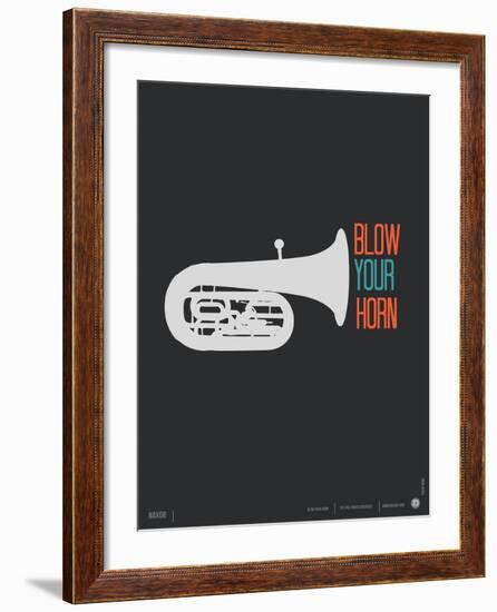 Blow Your Horn Poster-NaxArt-Framed Art Print