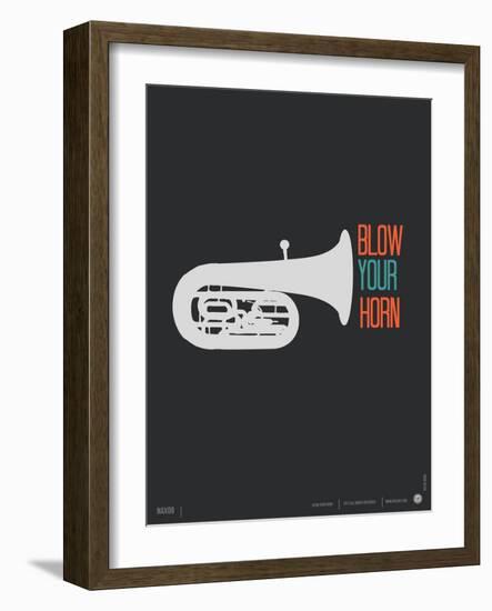 Blow Your Horn Poster-NaxArt-Framed Art Print