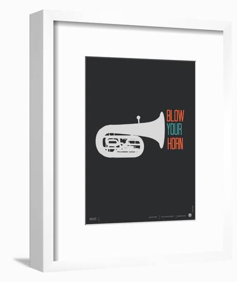 Blow Your Horn Poster-NaxArt-Framed Art Print