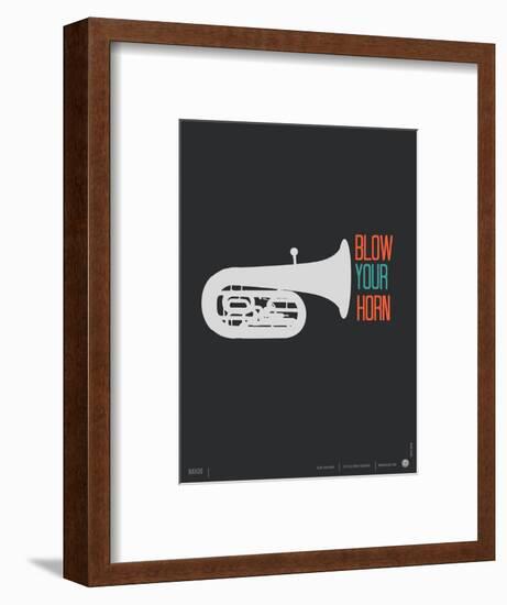 Blow Your Horn Poster-NaxArt-Framed Art Print