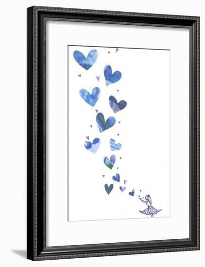 Blowing a Kiss-Elizabeth Rider-Framed Giclee Print