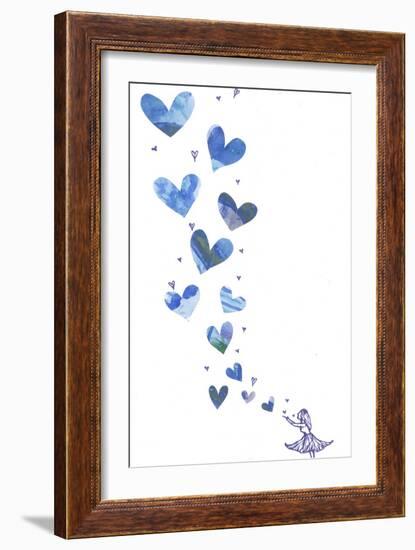 Blowing a Kiss-Elizabeth Rider-Framed Giclee Print