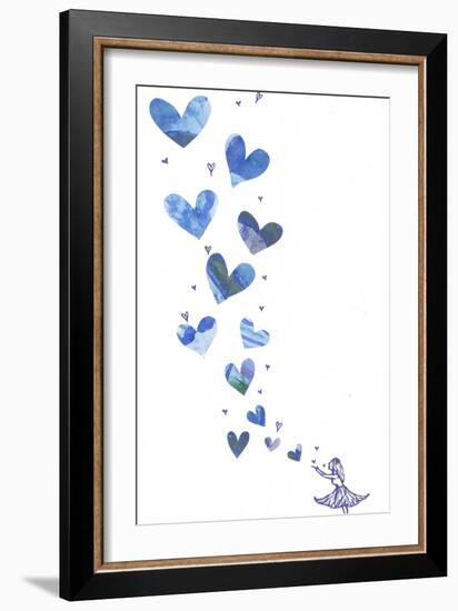 Blowing a Kiss-Elizabeth Rider-Framed Giclee Print