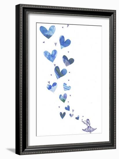 Blowing a Kiss-Elizabeth Rider-Framed Giclee Print