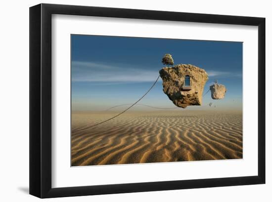 Blowing in the Wind-null-Framed Art Print