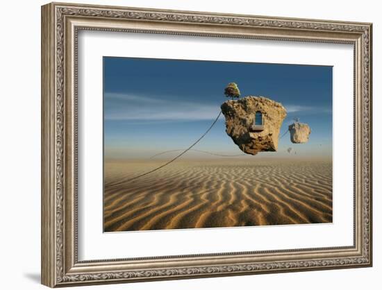 Blowing in the Wind-null-Framed Art Print