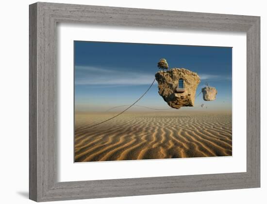 Blowing in the Wind-null-Framed Art Print