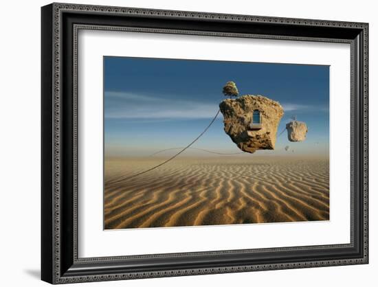 Blowing in the Wind-null-Framed Art Print