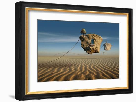 Blowing in the Wind-null-Framed Art Print