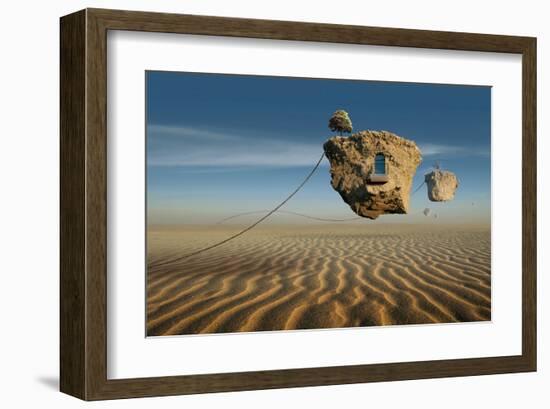 Blowing in the Wind-null-Framed Art Print