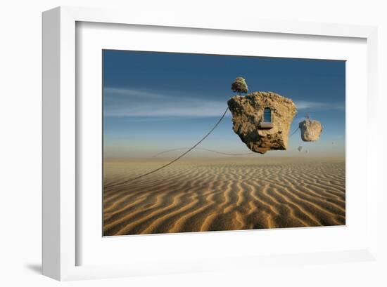 Blowing in the Wind-null-Framed Art Print
