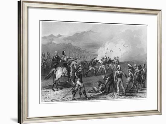 Blowing Mutinous Sepoys from the Guns, 1857--Framed Giclee Print