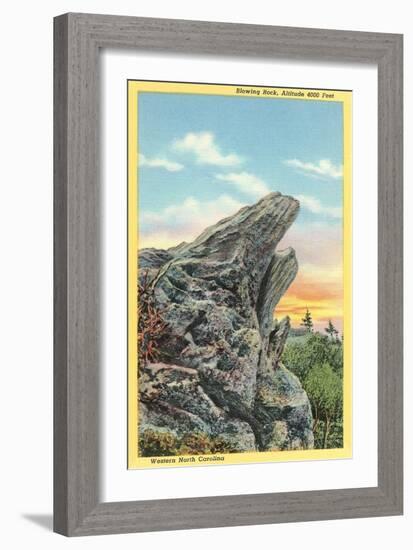 Blowing Rock, Western North Carolina-null-Framed Art Print