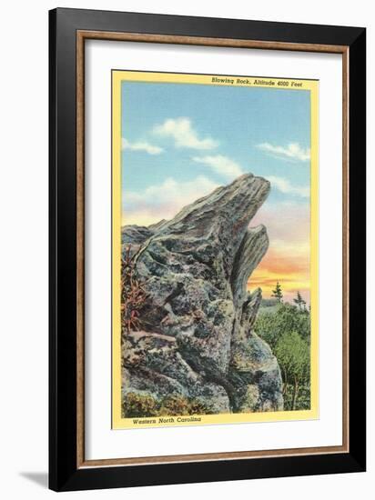 Blowing Rock, Western North Carolina-null-Framed Art Print