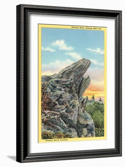 Blowing Rock, Western North Carolina-null-Framed Art Print