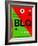 BLQ Bologna Luggage Tag I-NaxArt-Framed Art Print