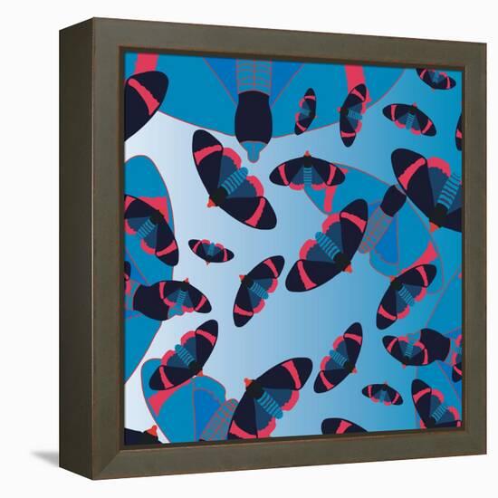 Blu Bombs-Belen Mena-Framed Premier Image Canvas